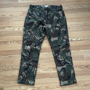 J. Crew Wallace & Barnes Military Camo Pants with Adjustable Waist 33 x 32